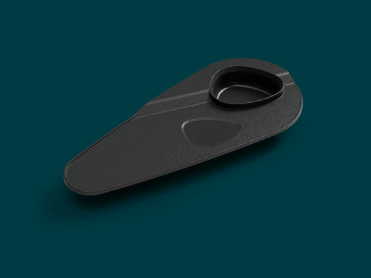 TOWELLO Oasis Curve Servierschale in schwarzem stapelbarem Design, ideal für frische Ablage am Esstisch, spülmaschinenfest.