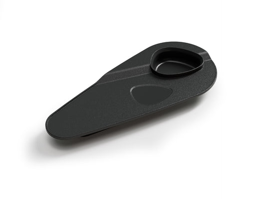 TOWELLO Oasis Curve Servierschale in schwarzem stapelbarem Design, ideal für frische Ablage am Esstisch, spülmaschinenfest.