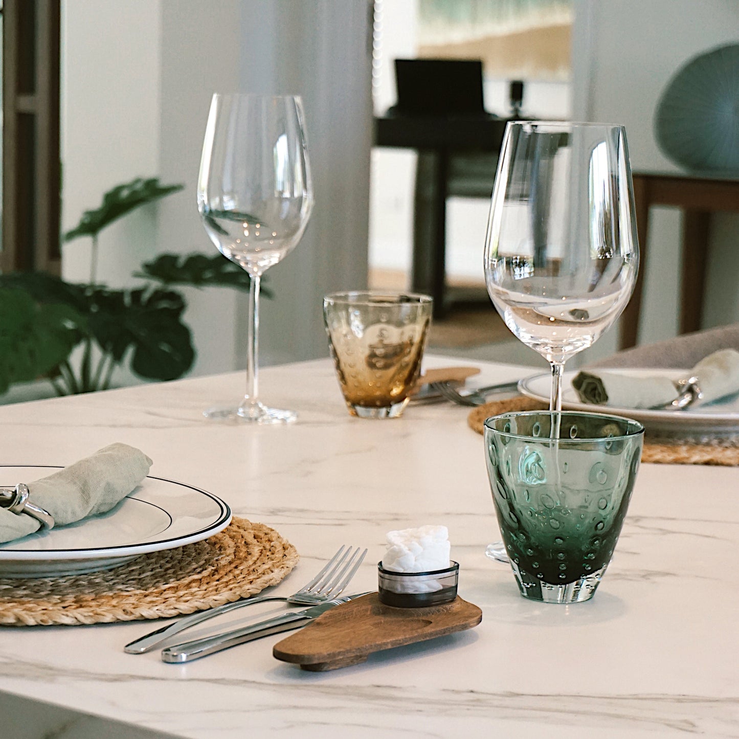 TOWELLO Curve 6er Home Set Holz